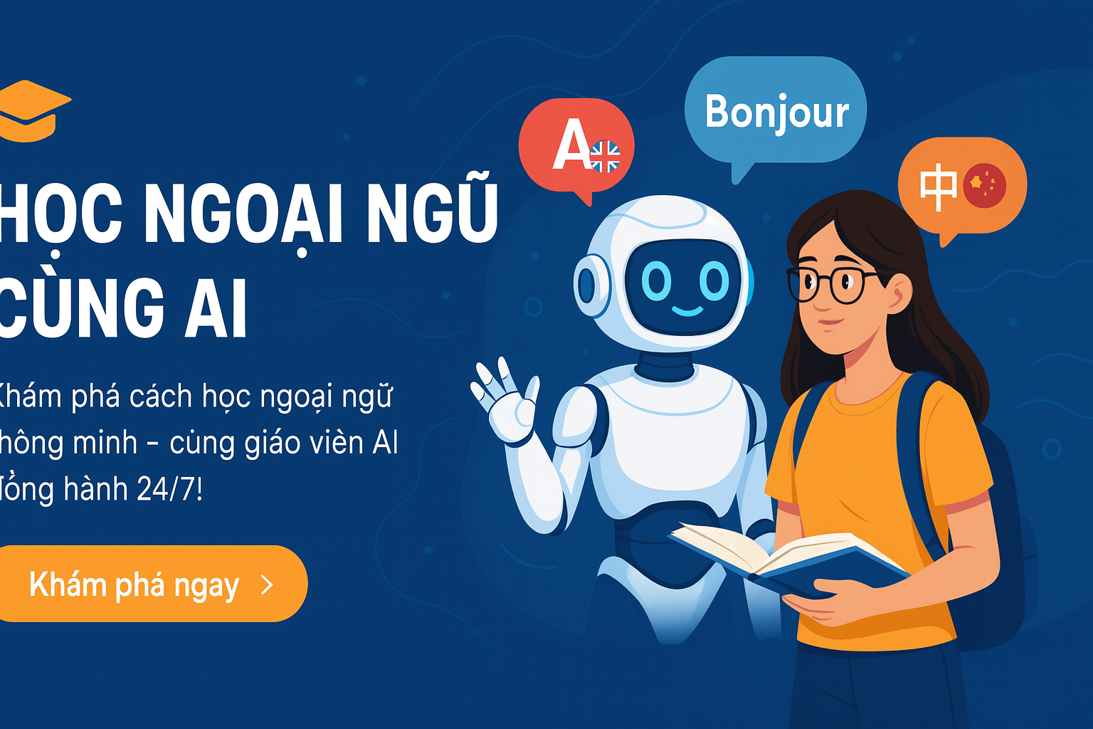 Hoc ngoai ngu cung AI